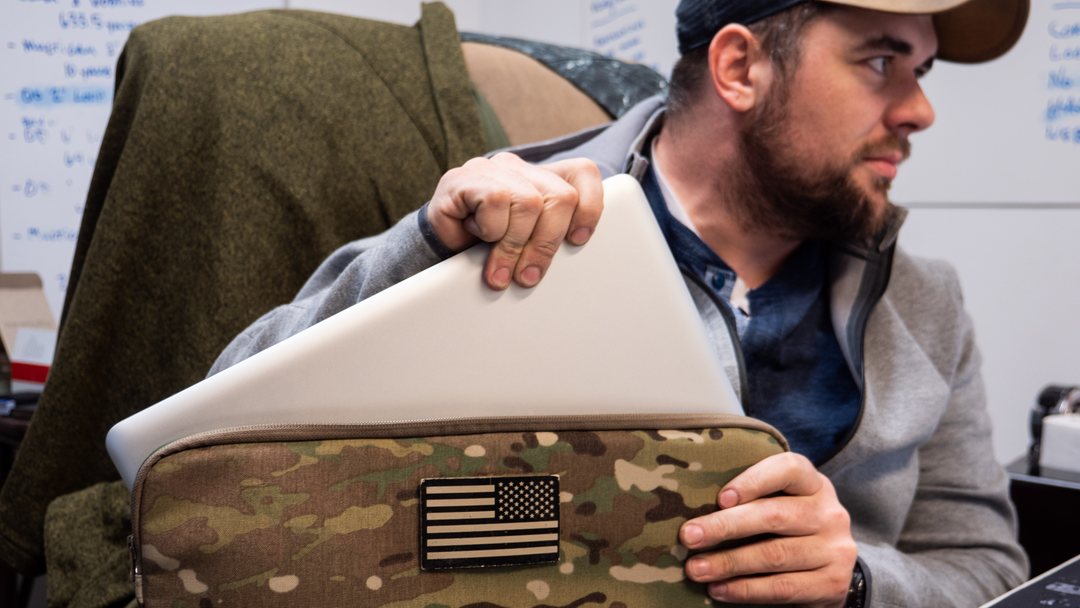 Image of bulletproof laptop cases. An armor solution for teachers.