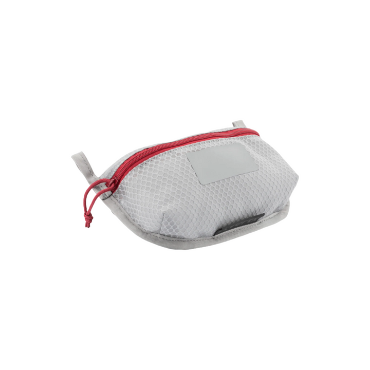 vertx small organizational pouch with red zipper
