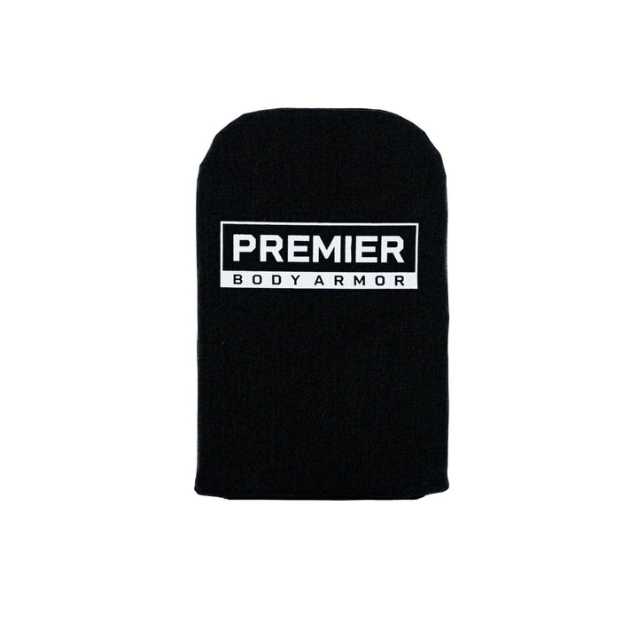 The "Vertx Siege Sling Level IIIA/HG2 Backpack Insert" by Premier Body Armor is a black, slightly rounded rectangular plate. Ideal for versatile gear, it serves as backpack armor and maintains a plain white background.