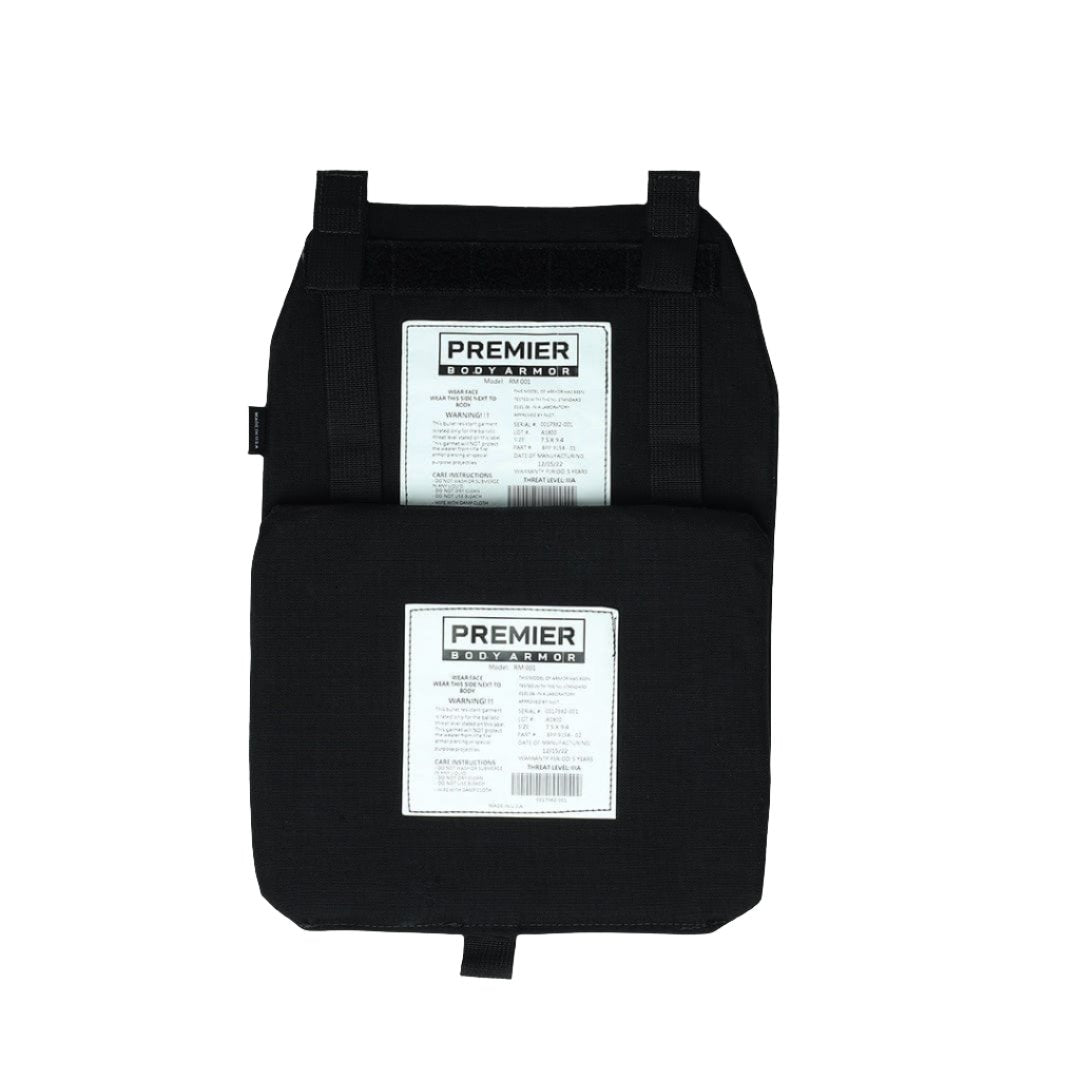 Image of expandable level 3a soft armor inserts for the viktos low key or viktos taculus chest rig.