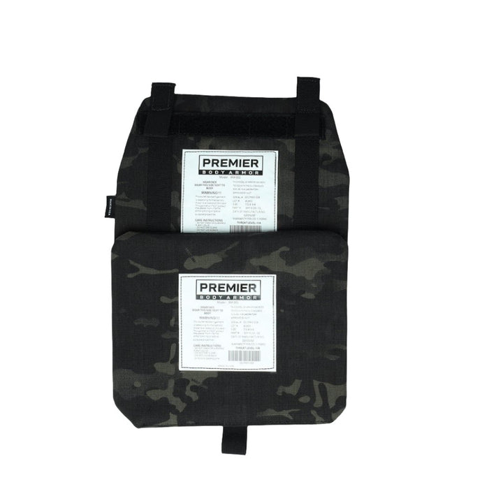 Image of expanded armorSHIFT technology for maximum ballistic coverage for the chest. Level 3a chest plates.