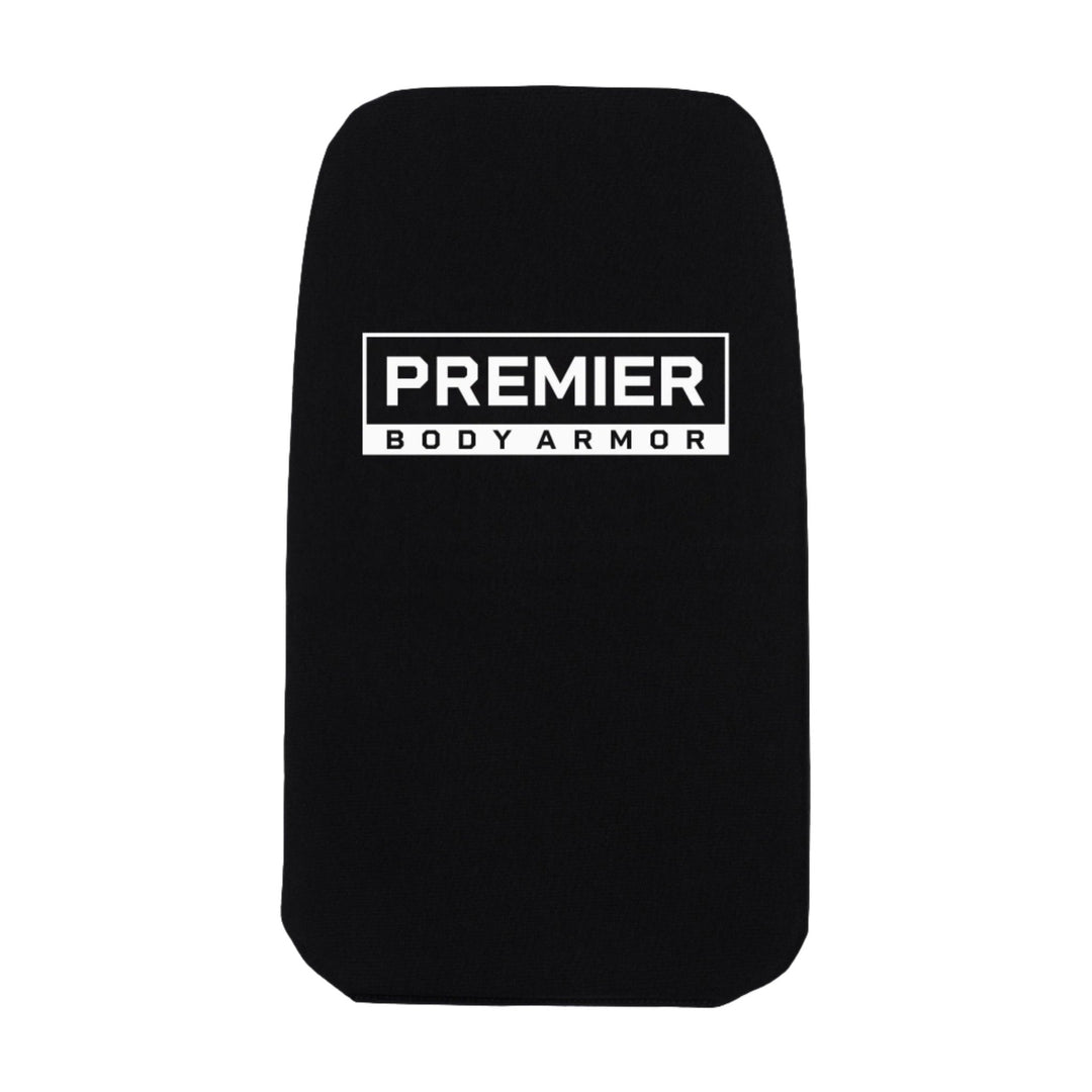 Image of level 3a body armor panels in black. This ballistic armor is custom fitted to the Vertx Commuter Sling and Vertx Commuter Sling 2.0.