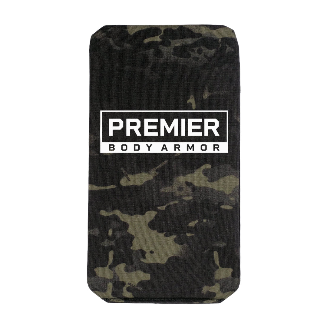 Image of backpack armor for the Viktos Upscale or Upscale 2 bags in multicam black.