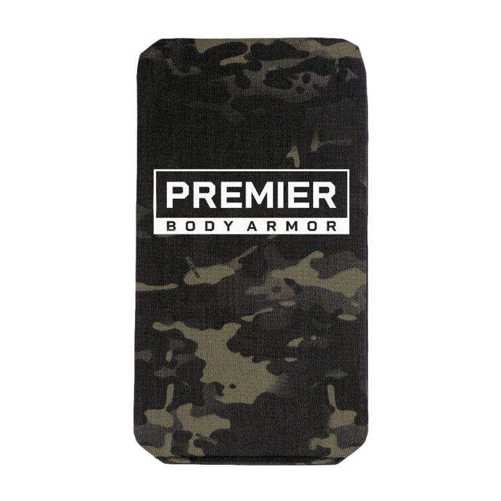 Image of backpack armor for the Viktos Upscale or Upscale 2 bags in multicam black.
