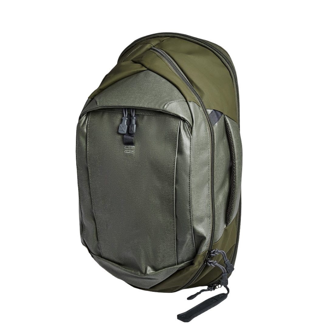 Image of the Vertx commuter sling 3.0 in OD Green. Shop this sling bag for men or sling bag for women.