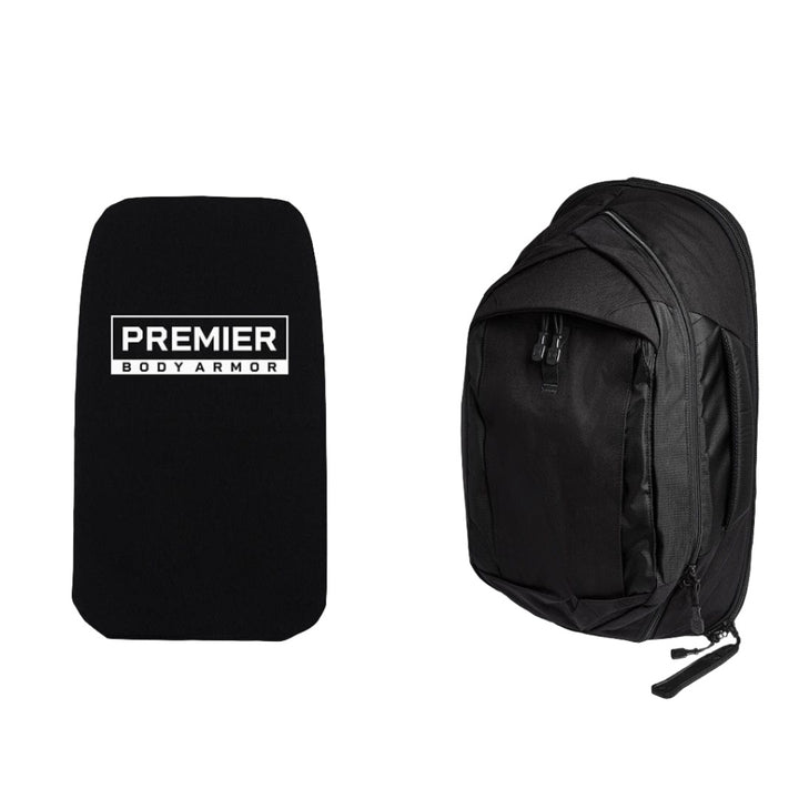 The Vertx Commuter Sling 3.0 is the perfect armored sling bag. In It's Black, this greyman bag option comes with level 3a backpack body armor.