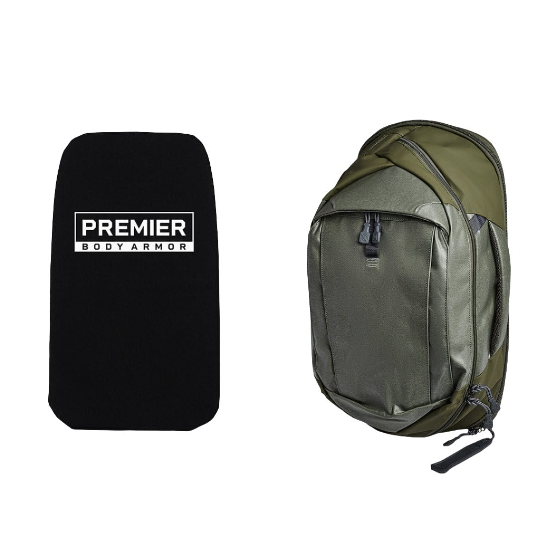 Shop the Vertx OD Green Commuter Sling 3.0 with our backpack armor for the best armored sling bag.