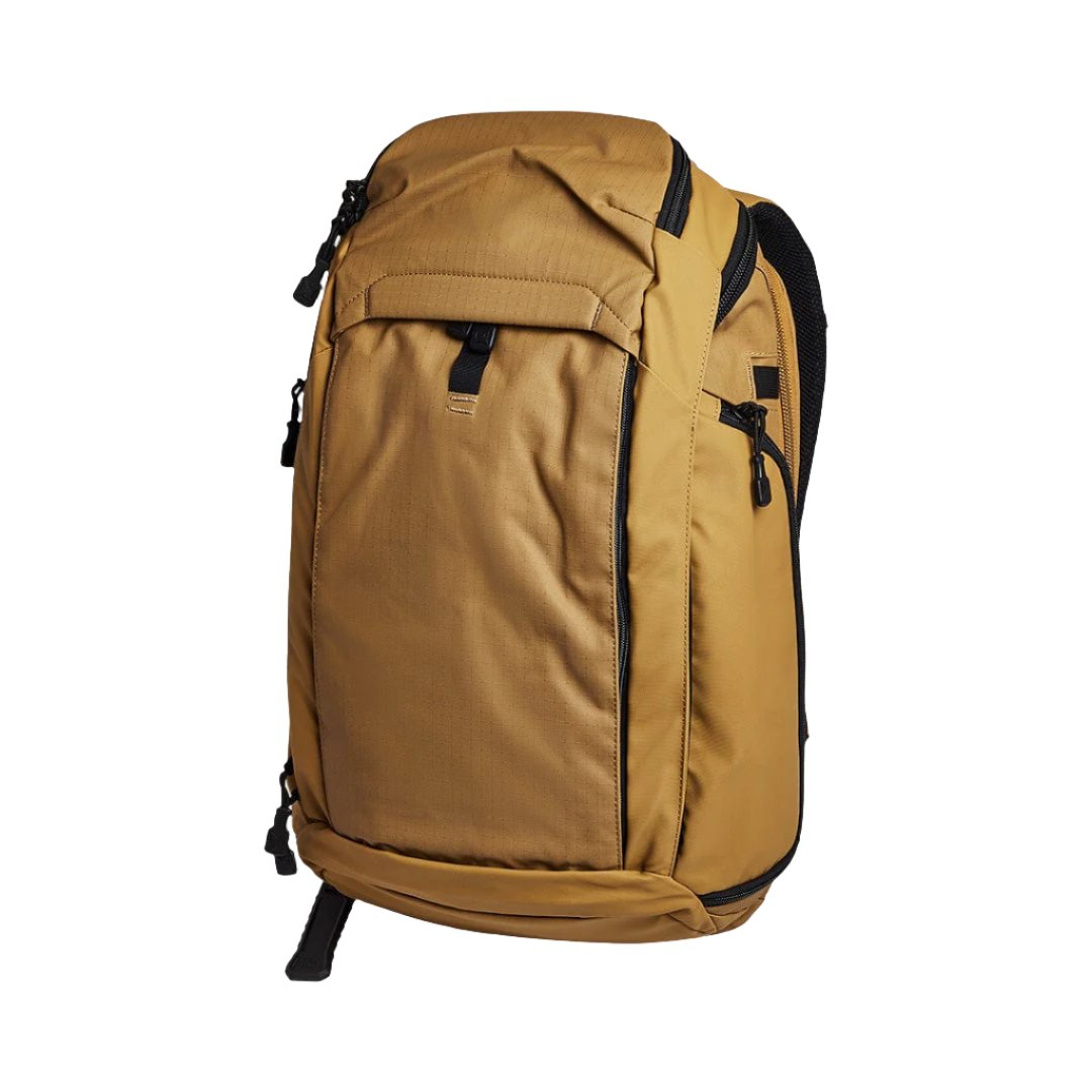 Image of the Vertx Gamut 3.0 Backpack in Dark Earth. Create armored backpacks by include our level 3a ballistic panels.