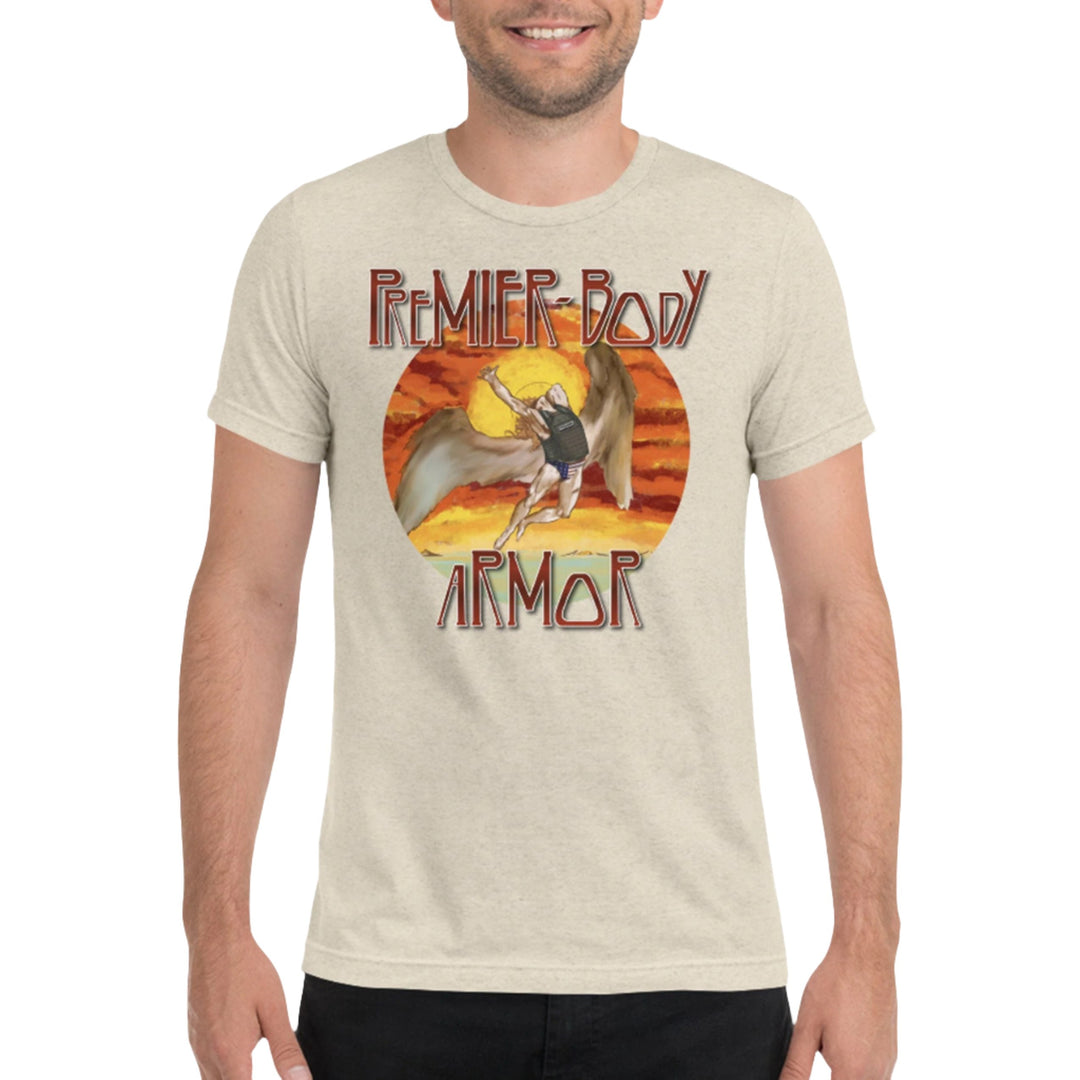 Image of Get the Lead Out T-shirt. This is not a bulletproof shirt.