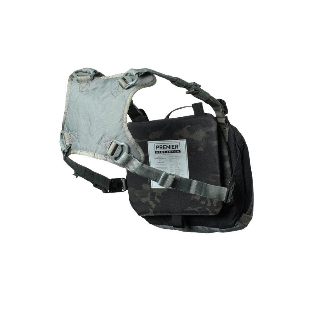 Image of The newest viktos low key chest rig featuring the level 3a ballistic armor insert for the Viktos Low Key Chest Rig.