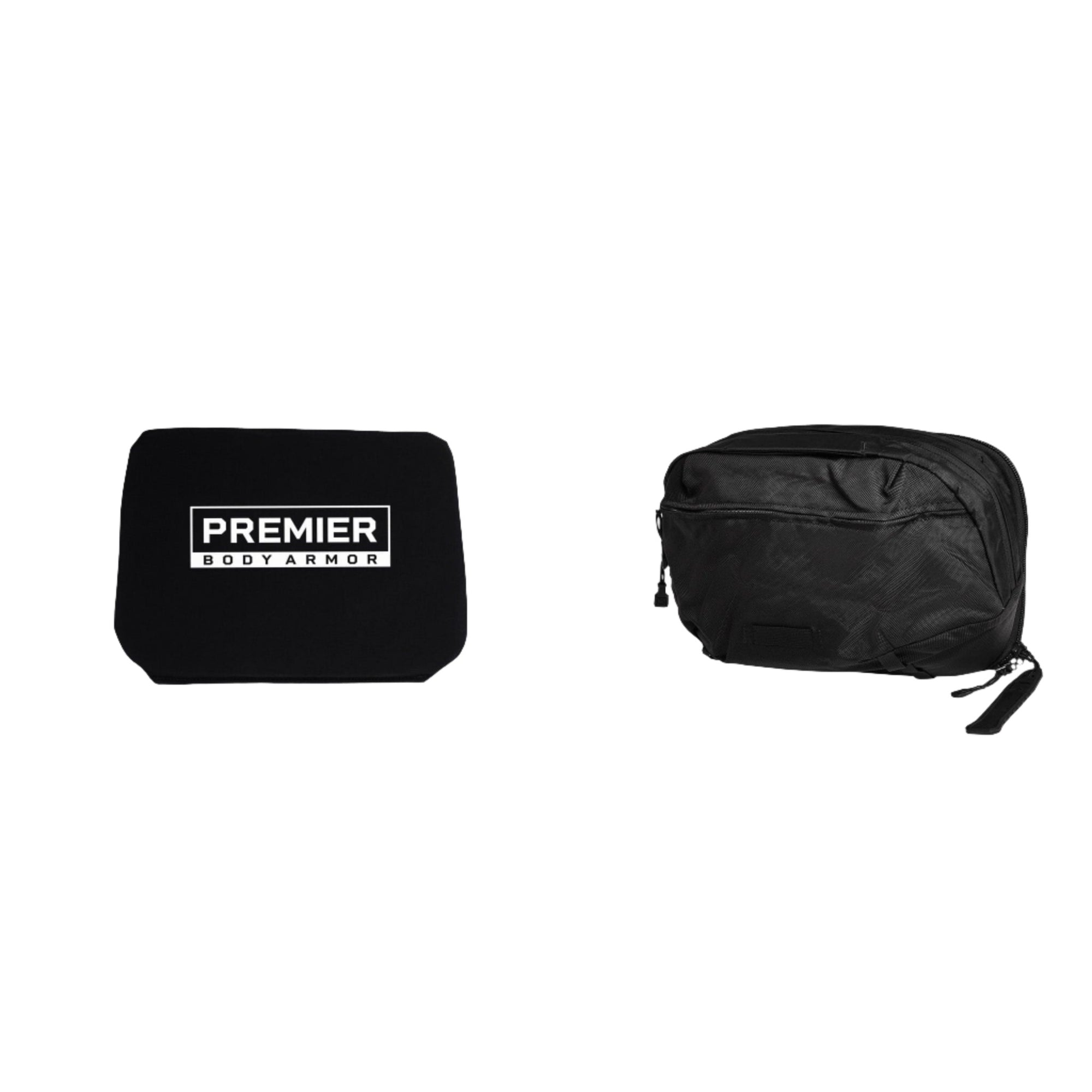 Image of It's Black Vertx Navigator bag with level IIIA bulletproof backpack insert. 