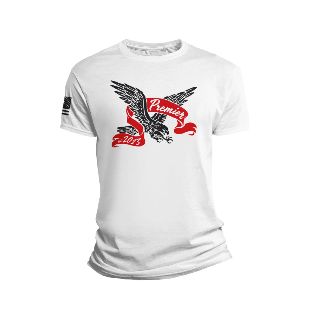 Image of Red Banner Eagle T-Shirt. This is not a bulletproof t shirt.
