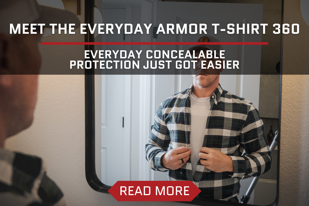 Everyday Armor T-Shirt 360: Lightweight, Concealable 360° Soft Body Armor
