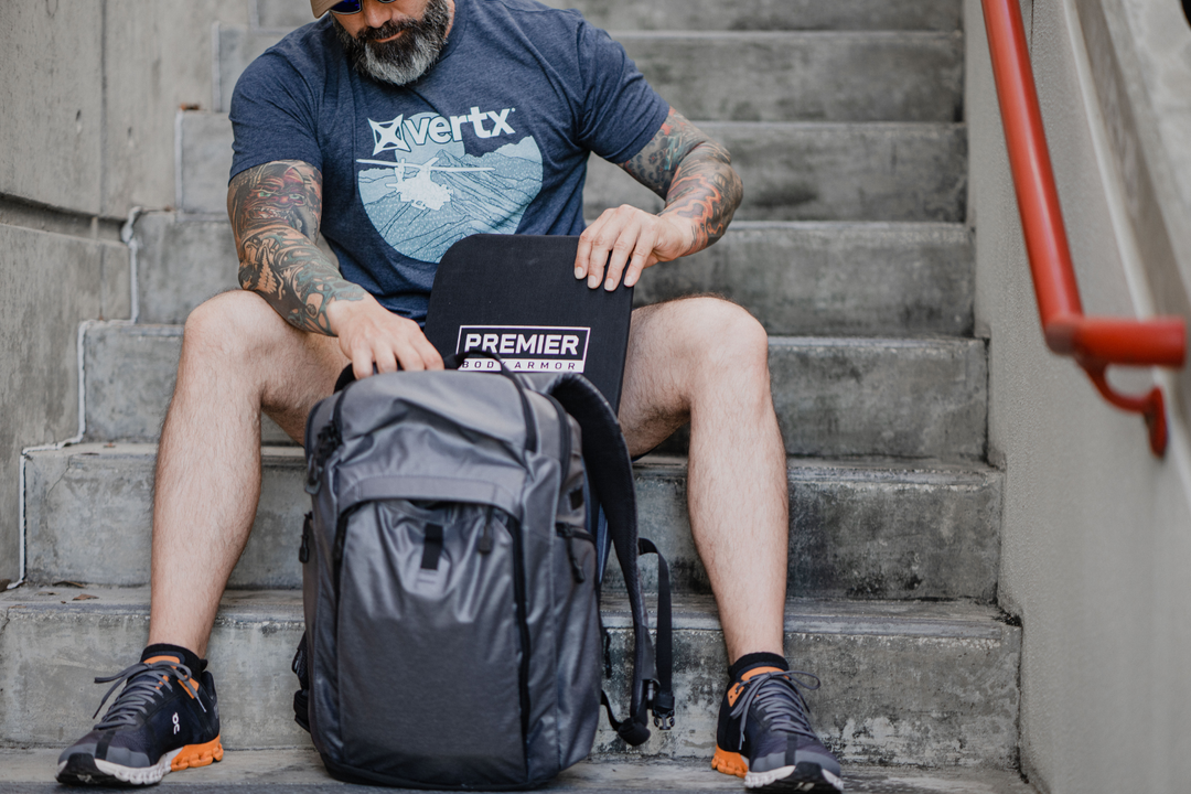 premier backpack insert in a vertx backpack