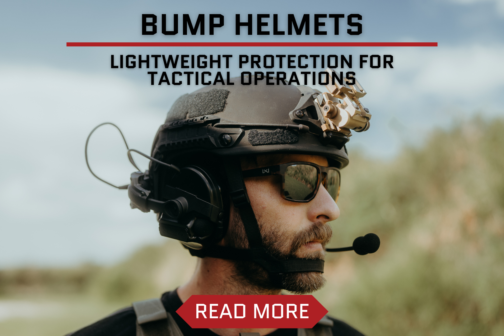 Bump Helmets: Lightweight Protection for Tactical Operations