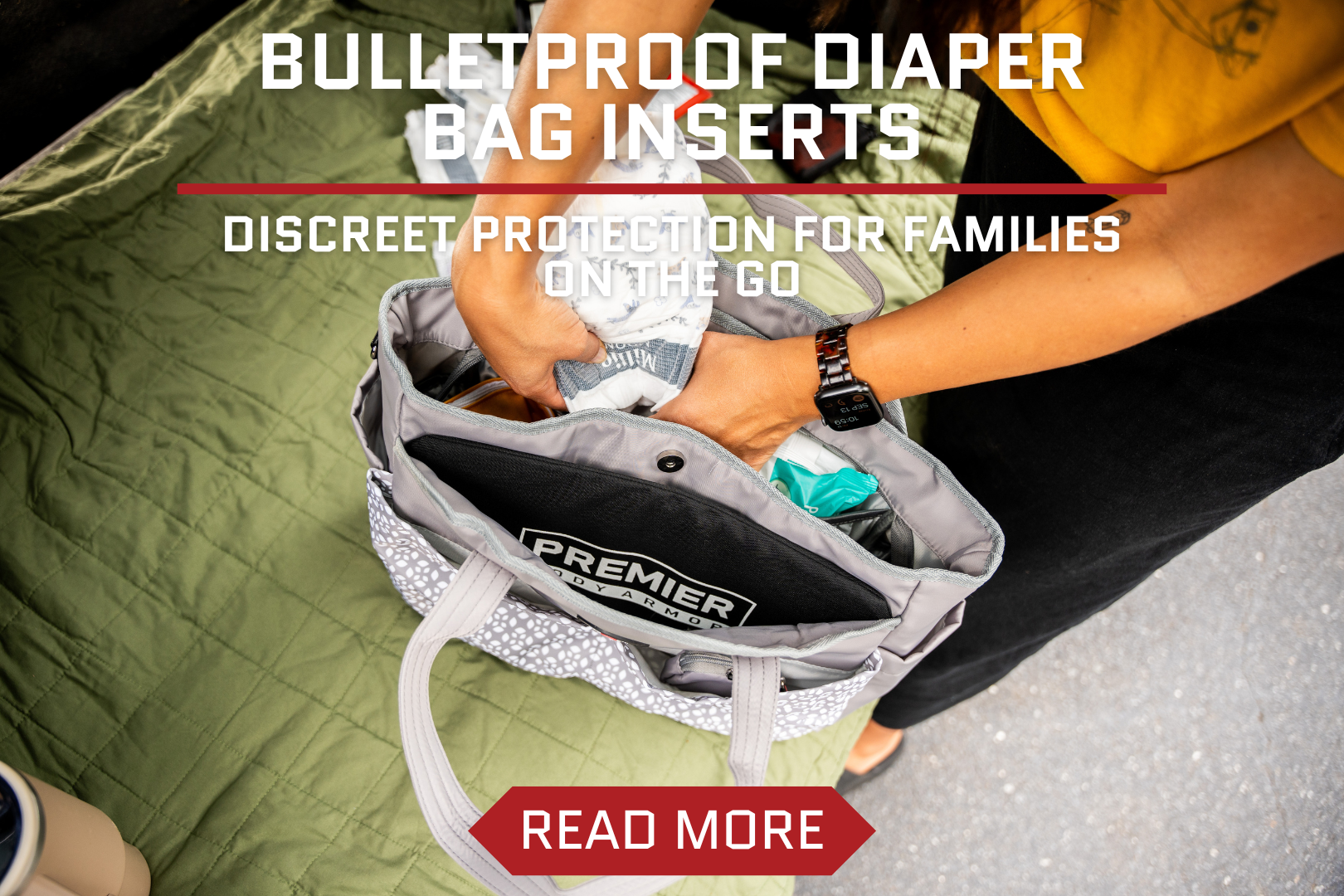 Bulletproof Diaper Bag Inserts: Discreet Protection for Families on the Go