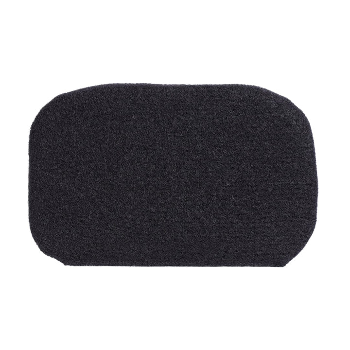 A rectangular, black Premier Body Armor Vertx Everyday Fanny Pack+ Level IIIA Insert with rounded corners is shown on a white background.