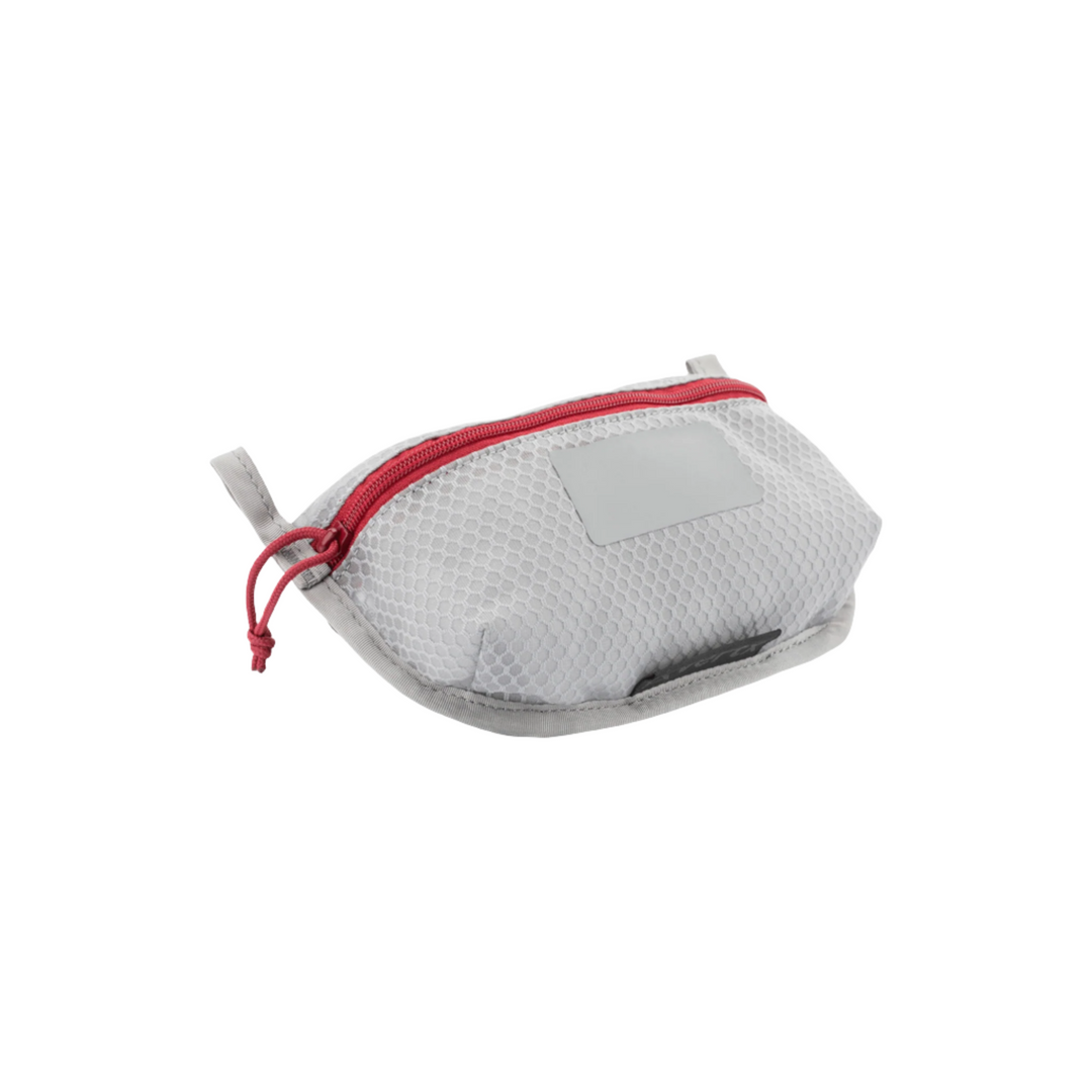 vertx small organizational pouch with red zipper 