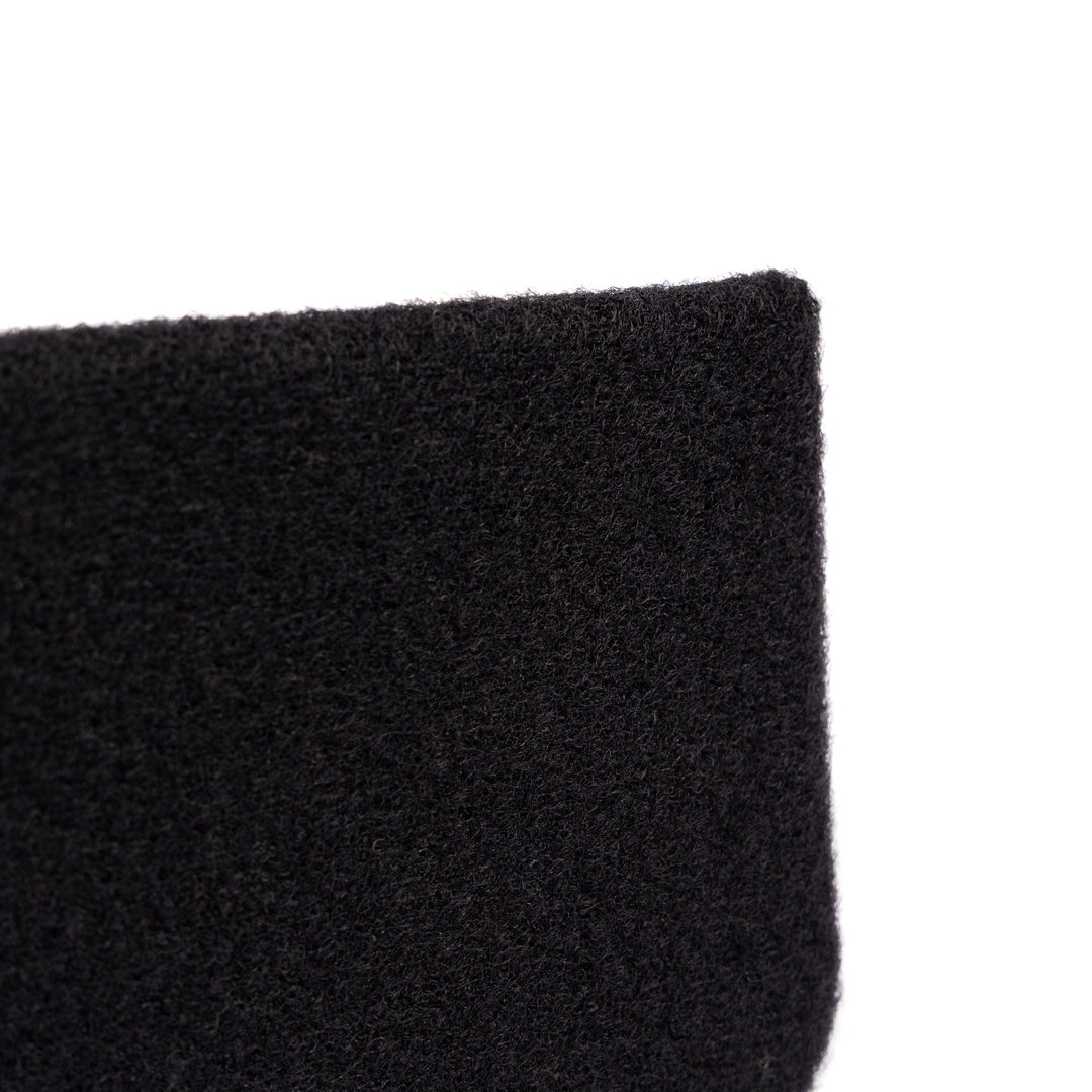 Close-up image of a Premier Body Armor SOE Micro Rig Level IIIA Insert, featuring a textured black fabric surface, captured against a plain white background.