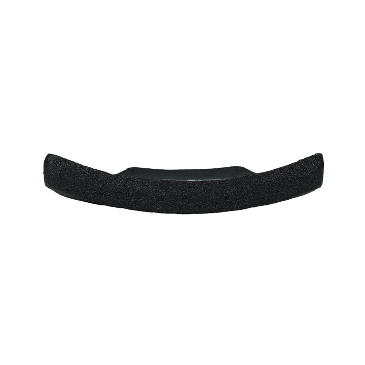 A black, curved foam padding strip from Premier Body Armor's STRATIS Level III+ MC against a plain white background. The padding appears to be designed for support or cushioning purposes, potentially enhancing personal protection when used with body armor plates.