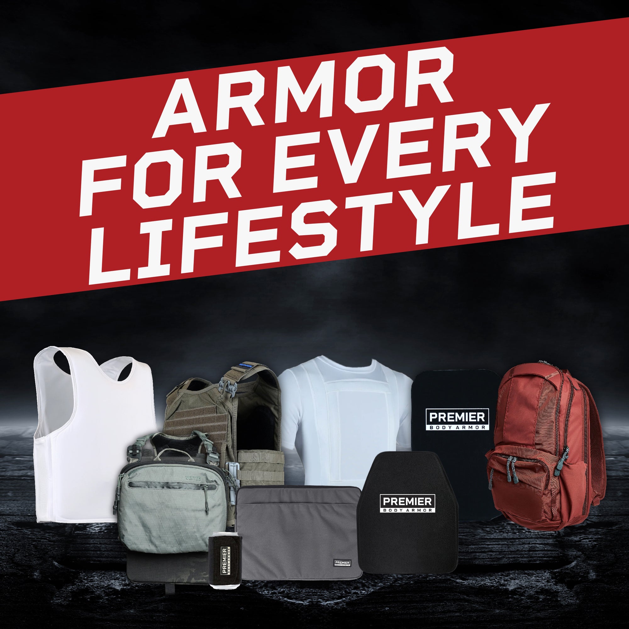 body armor for every lifestyle. concealable armor, bulletproof vests, backpack panels, and more