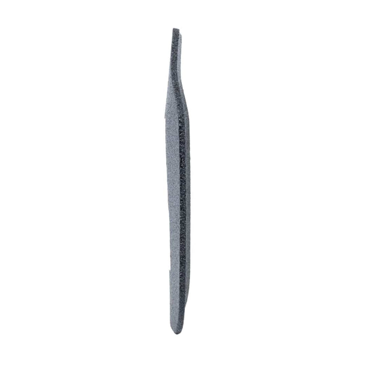 A gray nail file is shown from the side, highlighting its slim, curved edges against a white background—echoing the sleek design of the Premier Body Armor Buffalo Armory STAR Multi-Curve Level III+ Plate.