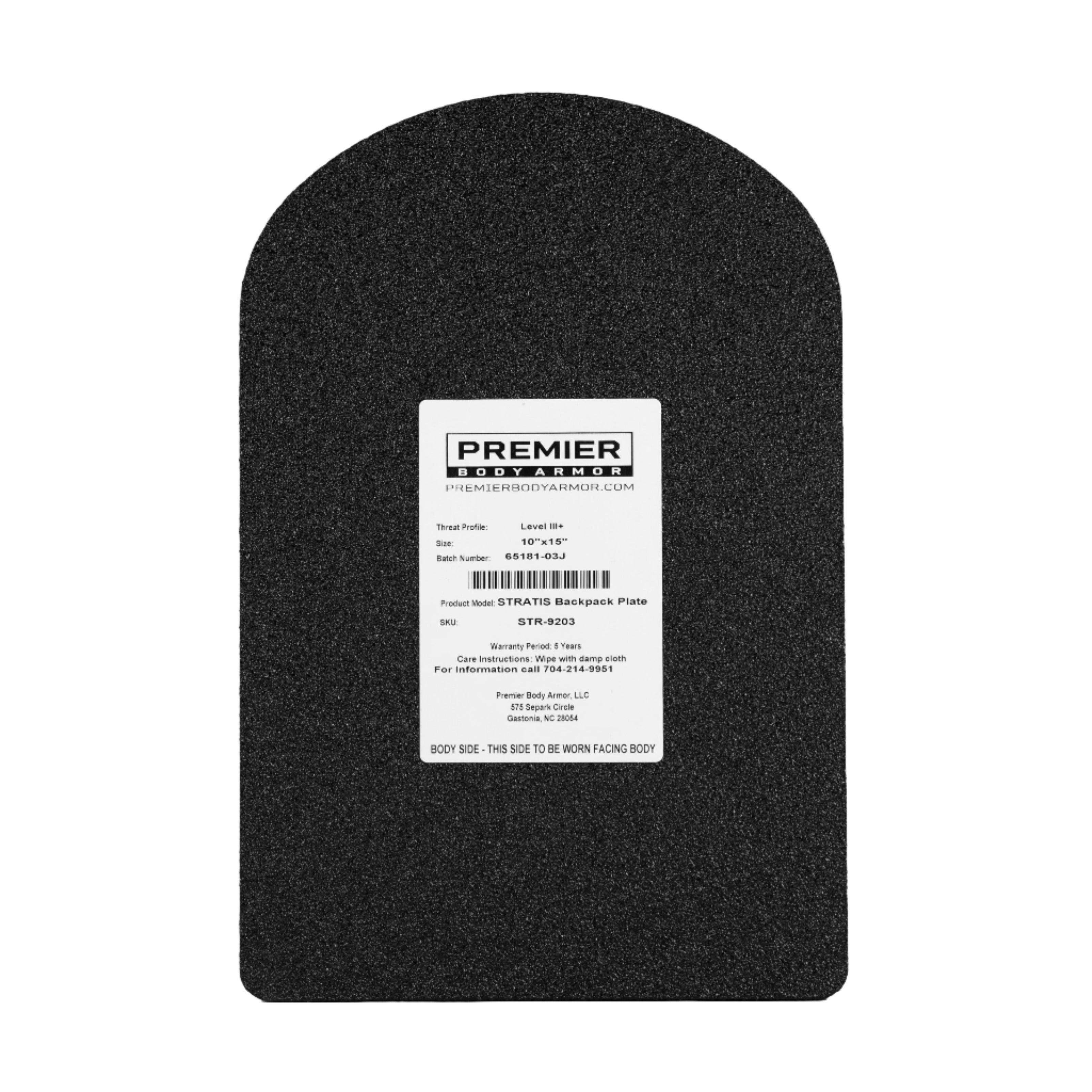 Universal Fit Level III+ Rifle-Rated Backpack Insert - Premier Body Armor