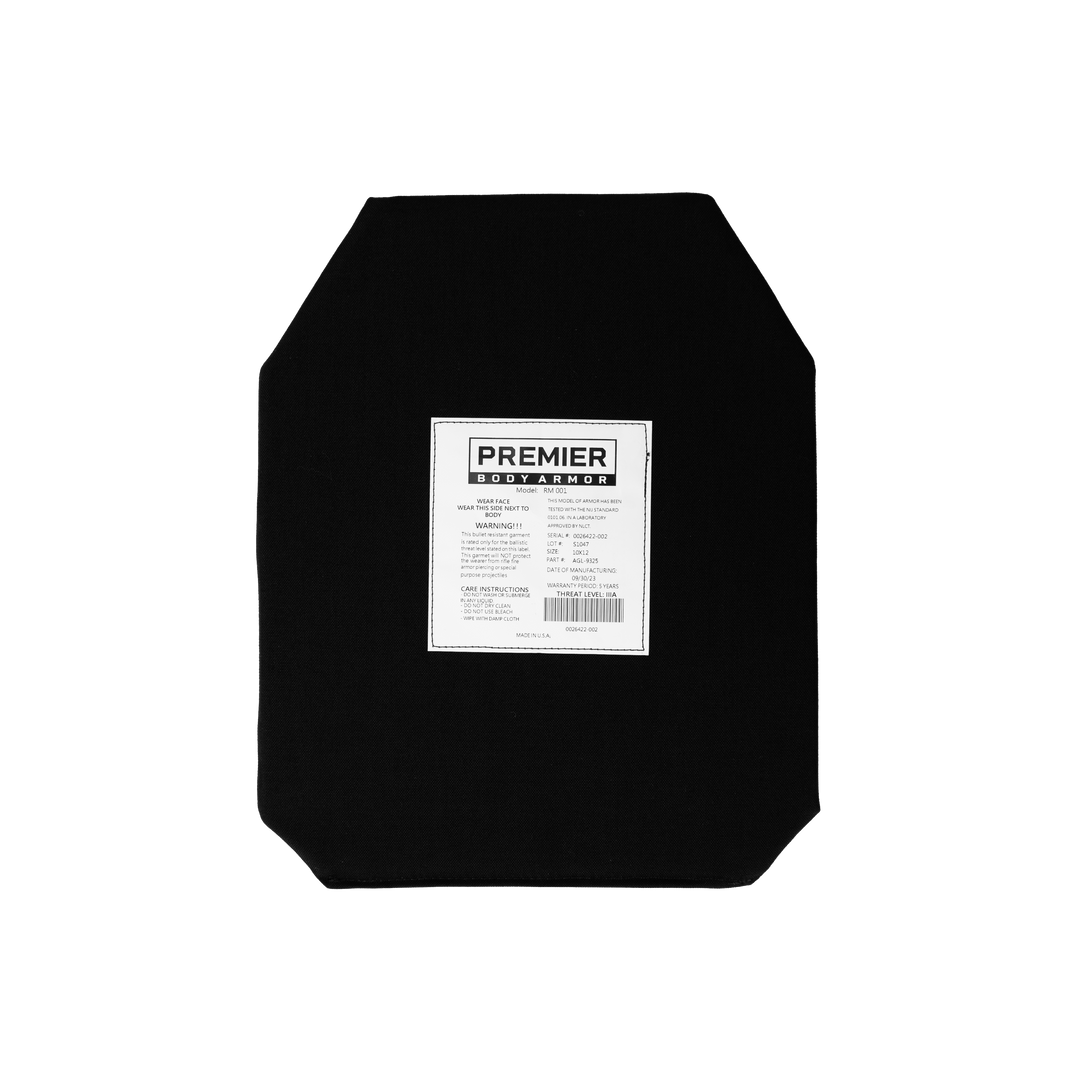 Bulletproof Premier Body Armor AGILE 10x12 Level IIIA Soft Armor Insert