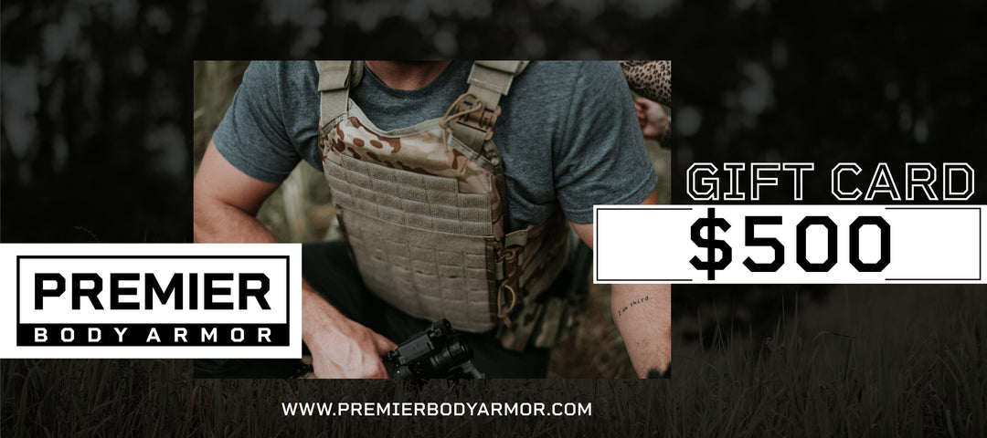 body armor gift card for $500