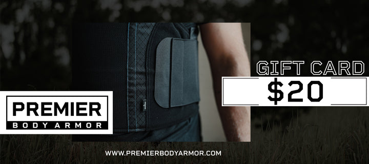 body armor gift card for $20