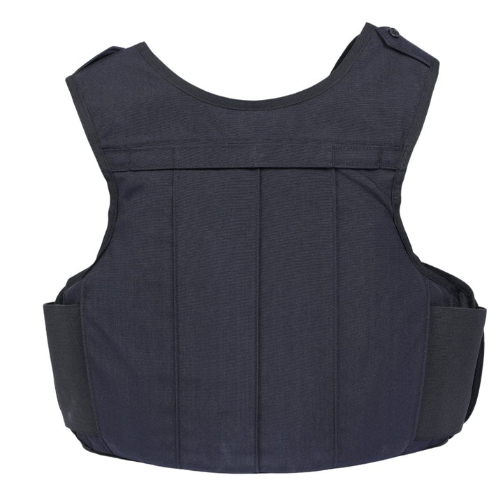 The Premier Body Armor Patrol India vest, made in the USA, is shown front-facing against a white backdrop with visible stitching and adjustable shoulder straps—an overt patrol carrier engineered for reliable protection.