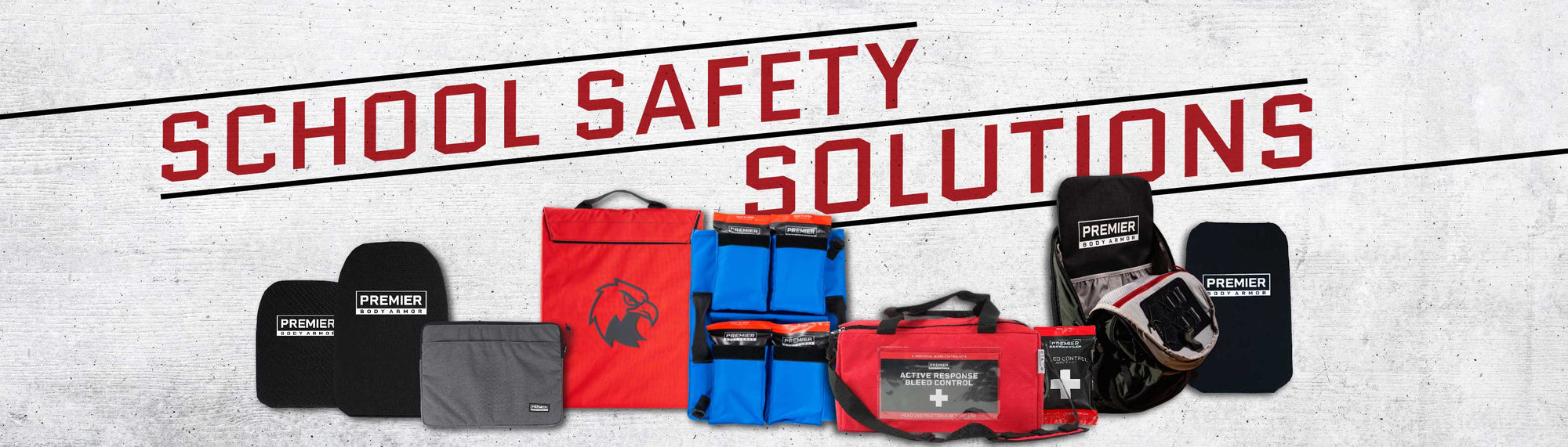 school safety body armor. first aid rifle shield, bleed control kits, bulletproof back pack armor.