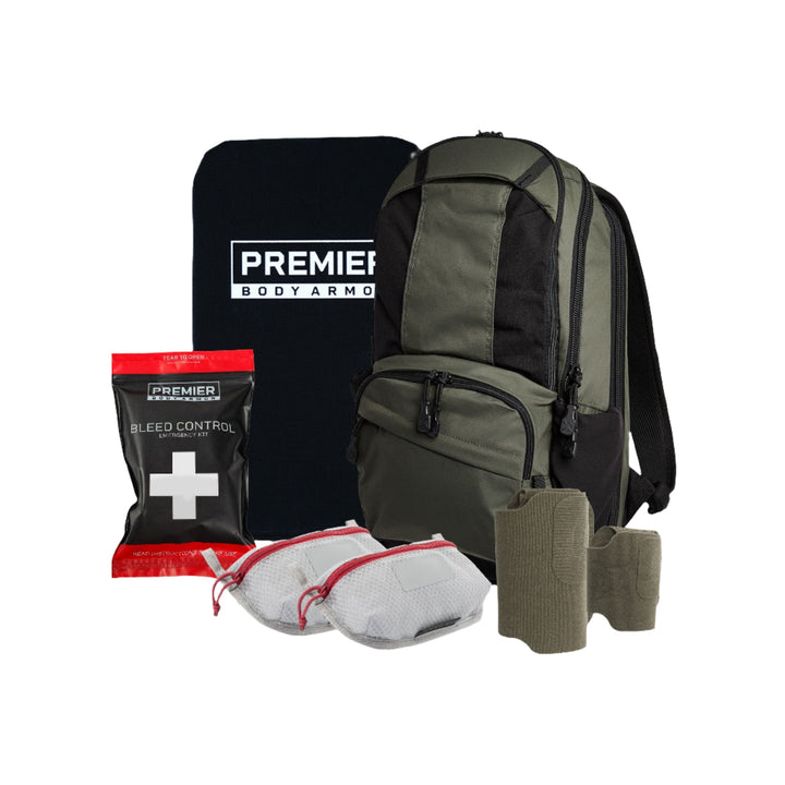 armored edc bundle with green vertx ready pack