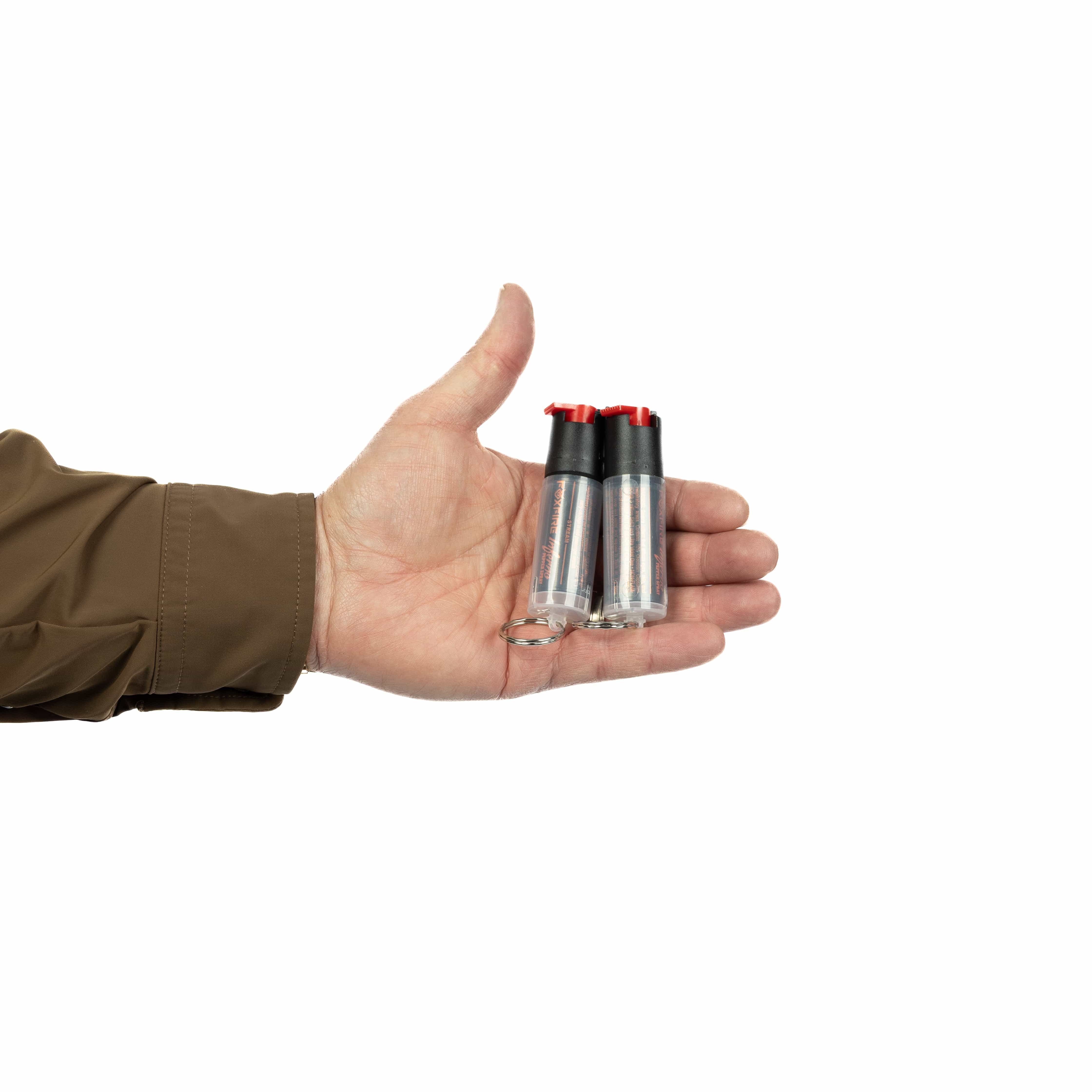 FoxFire Inferno Twin Pack Pepper Spray | 1/2oz Keychain 1.4 MC