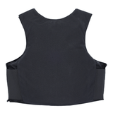 The Premier Body Armor Patrol Bravo is a black, sleeveless Level IIIA soft armor patrol vest with a smooth front and wide shoulder straps, shown against a white background.