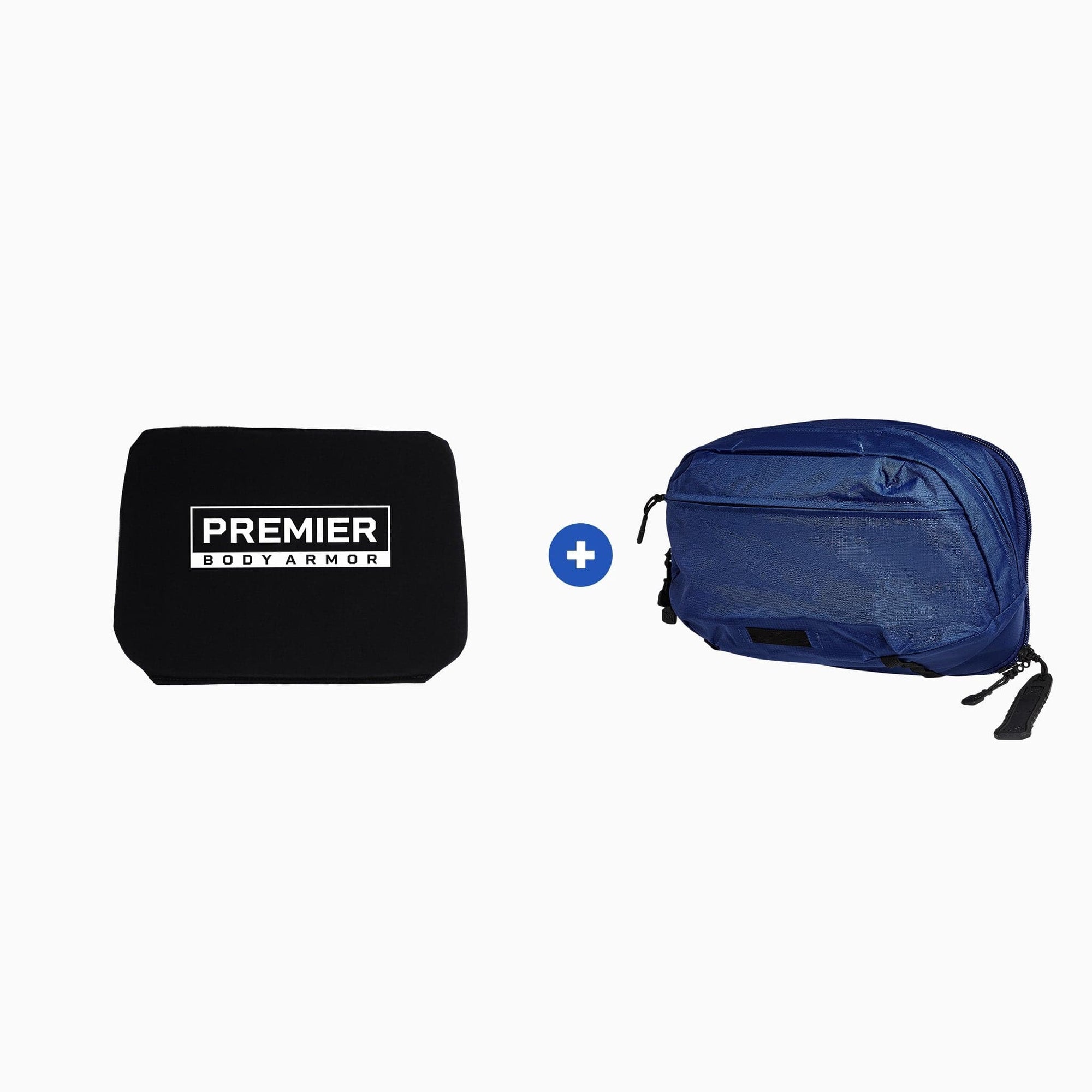 Image of It's Black Vertx Navigator bag with level IIIA bulletproof backpack insert. 