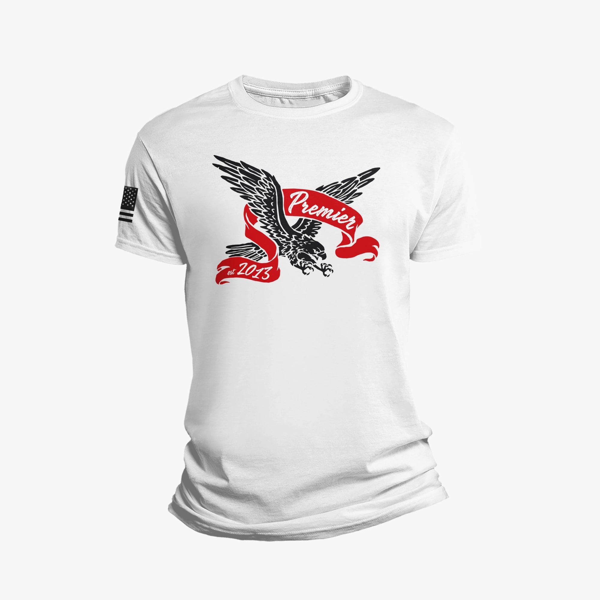 Image of Red Banner Eagle T-Shirt. This is not a bulletproof t shirt. 